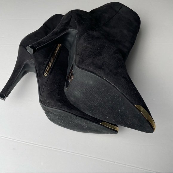 Torrid Black Faux Suede Booties - Picture 5 of 6